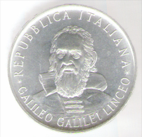 ITALIA 500 LIRE 1982 AG GALILEO GALILEI LINCEO - Conmemorativas
