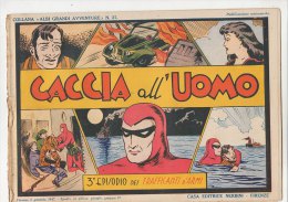 PFI/40 ALBI GRANDE AVVENTURE N.27 UOMO MASCHERATO CACCIA ALL'UOMO Nerbini 1947 - Klassiekers 1930-50