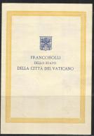 VATICANO VATIKAN VATICAN 1939 SEDE VACANTE SERIE COMPLETA TIMBRATA USED SU BOLLETTINO UFFICIALE - Blocs & Feuillets