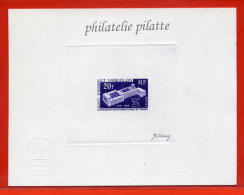 SAINT PIERRE ET MIQUELON N°398 EPREUVE D´ARTISTE ORGANISATION DU TRAVAIL COULEUR EN VIOLET - Imperforates, Proofs & Errors