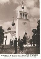 MONUMENT AUX OFFICIERS ET SOLDATS RUSSES MORTS AU CHAMP D'HONNEUR EN FRANCE ,BEAU PLAN ANIME REF 33395 - Monumentos A Los Caídos