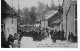 80 SAINT RIQUIER FETE CENTENAIRE MR LECOMTE REJOINT CORTEGE - Saint Riquier