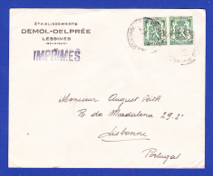 ENVELOPPE -- ÉTABLISSEMENTS DEMOL-DELPRÉE - LESSINES - Lettres & Documents