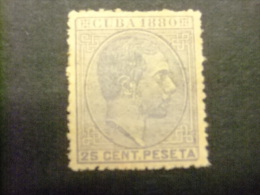 CUBA 1878  - REY ALFONSO XII    --     Edifil Nº 59 *  -- Yvert Nº 37 * - Cuba (1874-1898)