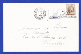 ENVELOPPE -- CACHET PARFAIT - BRUXELLES(MIDI) . BRUSSEL(ZUID) - 7.V.1930 - Lettres & Documents