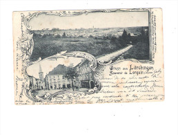 Cpa - 57 - LORQUIN - Souvenir De Lorquin Gruss Aus LORCHINGEN - 1899 - J. CHARLES Commerce - Illustration - Lorquin