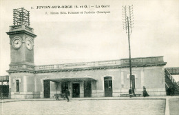 JUVISY SUR ORGE - 7. JUVISY-SUR-ORGE (S. Et O.) - La Gare - J. Simon Edit. Peinture Et Produits Chimiques - Juvisy-sur-Orge