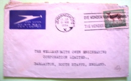South Africa 1959 Cover To England - Springbok Gazelle - Briefe U. Dokumente