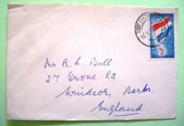 South Africa 1960 Cover To England - Flag - Lettres & Documents