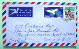 South Africa 1966 Cover To England UK - Flying Bird Symbol Of Freedom - Castle Entrance, Cape Town - Cartas & Documentos