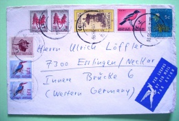 South Africa 1966 Cover To Germany - Bird Bull Baobab Tree Kingfisher Coral Tree Flowers Pulpit Reformed Church - Brieven En Documenten