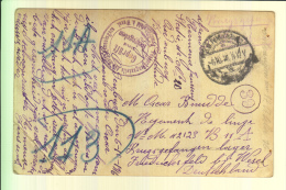 4223 VOERDE - FRIEDRICHSFELD, Kriegsgefangnenpost An Einen Belg. Kriegsgefangenen, 1916, Knick - Voerde