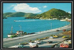 Virgin Islands - Saint Thomas - Harbour - Air Boat - Cars -nice Stamp - Jungferninseln, Amerik.