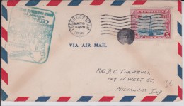 USA - 1929  - POSTE AERIENNE - ENVELOPPE AIRMAIL De CEDAR CITY ( UTAH )  -  DEDICATION - - 1c. 1918-1940 Storia Postale