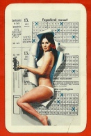 En L' état Petit Calendrier Publicitaire 1972 - (Lotto Toto) Loto Loterie Erotique Sexy Pin-Up - PUB Publicité (Hongrie) - Small : 1971-80