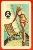 En L' état Petit Calendrier Publicitaire 1968 - MODE Maillot De Bain Erotique Sexy Pin-Up - PUB Publicité (Hongrie) - Petit Format : 1961-70