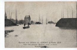 Willebroek:Petit Willebroek,Brêche Dans La Digue;Rupture Des Digues De L'Escaut 12 Mars 1906 - Willebrök