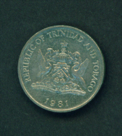 TRINIDAD AND TOBAGO - 1981 25c Circ - Trinidad En Tobago