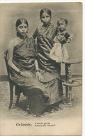 Colombo Tamil Girls  Tamoules   Piercing Nez Oreille  P. Used 1914 Stamped - Sri Lanka (Ceylon)