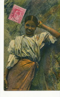 Kandyan Girl Kandy Beautiful Colored  Edit Platé No 58  P. Used - Sri Lanka (Ceylon)