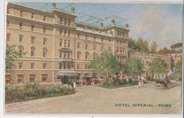 Italy - Roma - Rome - Hotel Imperial - Publicita - Advertise - Bares, Hoteles Y Restaurantes