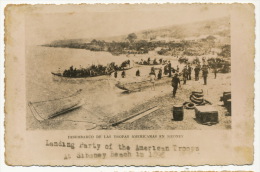 America Spanish War 1898 Landing A. Troops Siboney Desembarco Tropas Americanas - Cuba