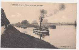 60 // VERBERIE   Ecluse Et Barrage De L'oise   Coll Wargier - Verberie