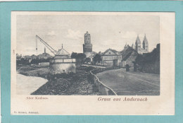 GRUSS   AUS   ANDERNACH  -  ALTER  KRAHNEN .  -    BELLE  CARTE  PRECURSEUR  - - Andernach