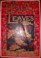 THE CHRISTMAS NUMBER OF SPORT & COUNTRY - HOLLY LEAVES - THE ILLUSTRATED SPORTING & DRAMATIC NEWS 1953 - Cultura