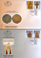 SERBIA And MONTENEGRO 2003 Museum Exhibits From Orthodox Church Museum Set FDC - Nuovi