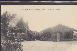 Delcampe - 45   CHATILLON COLIGNY / LA GARE  DU TRAMWAY    ///   SELECT 45 C - Chatillon Coligny