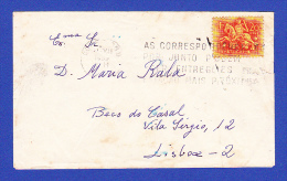 ENVELOPPE - CORREIOS II . LISBOA . 21.XII.1959 - Lettres & Documents