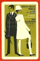 Petit Calendrier Publicitaire 1968 - Illustrateur MODE Habillement - PUB Publicité (Hongrie) - Petit Format : 1961-70