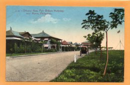 Officers Raw Fort William Mc Kiinley Near Manila 1905 Philippines Postcard - Philippines