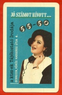 Petit Calendrier Publicitaire 1968 - TELEPHONE Téléphonie Numéro D´ Appel - PUB Publicité (Hongrie) - Small : 1961-70