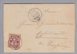 Heimat AG Birr 1882-10-05 Brief Nach Egliswyl - Storia Postale