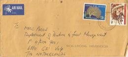 Papua New Guinea PNG 2000 Postage Kimbe Paid Femme Woman Child Coral Reef Cover - Papouasie-Nouvelle-Guinée