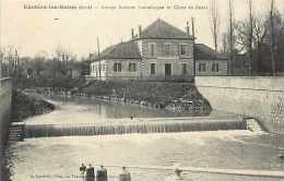 Gers -ref 122- Castera Les Bains - Groupe Scolaire Lannelongue Et Chute Du Canal   -carte Bon Etat   - - Castera