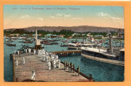 Harbour At Zamboanga Island Of Mindanao 1905 Philippines Postcard - Philippines