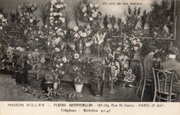 PARIS 167 169 RUE SAINT DENIS FLEURS ARTIFICIELLES MAISON HILLER - Arrondissement: 02