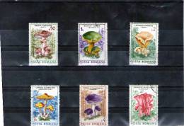 1986  CHAMPIGNONS  YV= 3696/3701 - Used Stamps