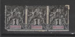 Yvert 32 Bande De Trois - Used Stamps