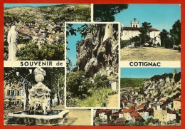 CPSM CPM 83 COTIGNAC Var - Multi Vues Multiples ° Editions Mar Multivues - Cotignac