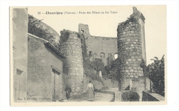 Cp, 86, Chauvigny, Porte Des Piliers Ou Des Tours - Chauvigny