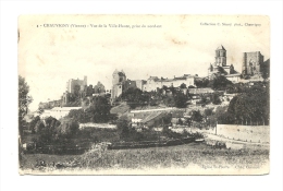 Cp, 86, Chauvigny, Vue De La Ville Haute, Prise Du Nord-Est, Voyagée 1904 - Chauvigny