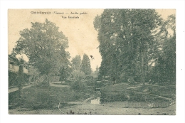 Cp, 86, Châtellerault, Jardin Public, Vue Générale, écrite - Chatellerault