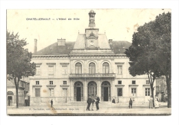 Cp, 86, Châtellerault, L'Hôtel De Ville, écrite 1915 - Chatellerault