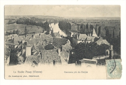 Cp, 86, La Roche-Posay, Panorama Pris Du Donjon, Voyagée 1905 - La Roche Posay