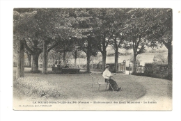 Cp, 86, La Roche-Posay-les-Bains, Etablissement Des Eaux Minérales, Le Jardin - La Roche Posay