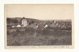 Cp, 86, La Roche-Posay-les-Bains, Vue Générale, L'Eglise Et Le Donjon - La Roche Posay